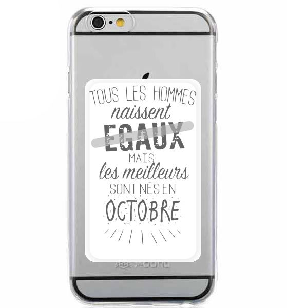  Tous les hommes naissent egaux mais les meilleurs sont nes en octobre for Adhesive Slot Card