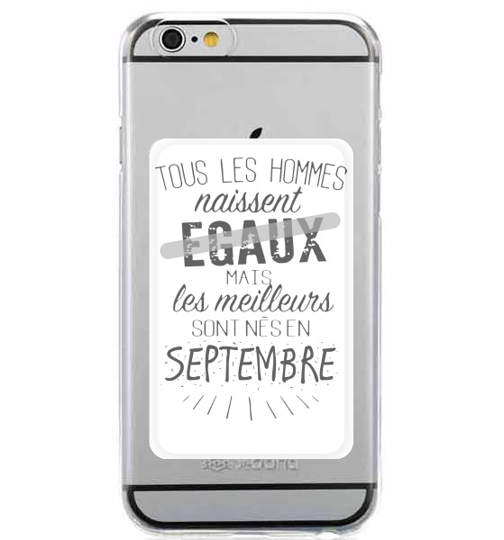  Tous les hommes naissent egaux mais les meilleurs sont nes en Septembre for Adhesive Slot Card