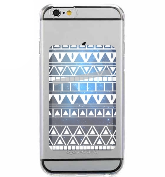  Tribal Aztec Pattern Blue for Adhesive Slot Card