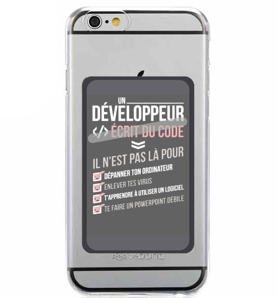  Un developpeur ecrit du code Stop for Adhesive Slot Card