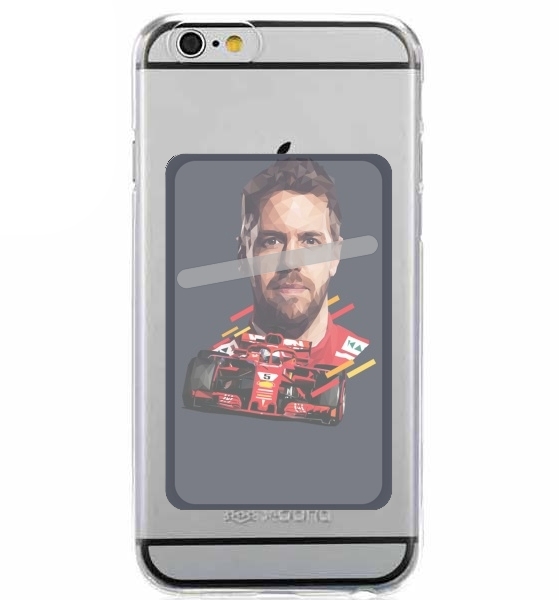  Vettel Formula One Driver for Adhesive Slot Card