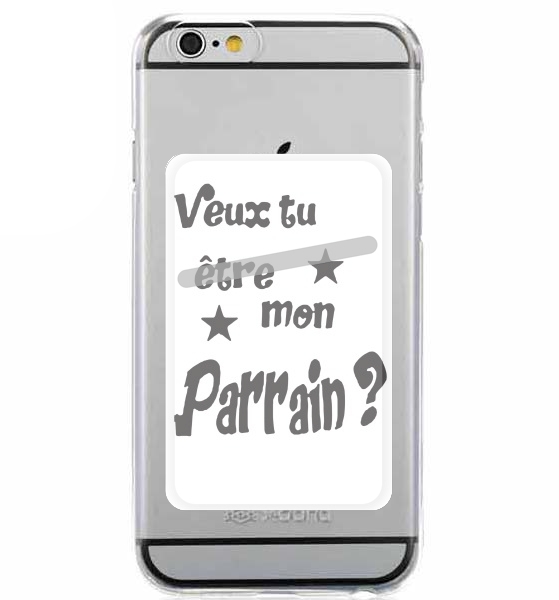  Veux tu etre mon parrain for Adhesive Slot Card