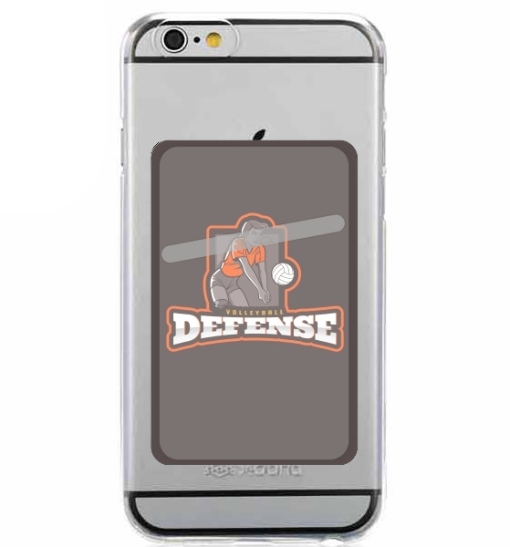  Volleyball Defense for Adhesive Slot Card