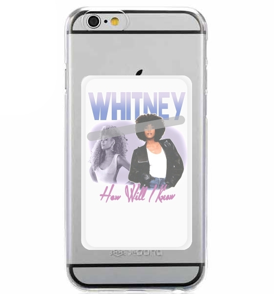  whitney houston for Adhesive Slot Card