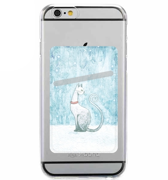  Winter Cat for Adhesive Slot Card