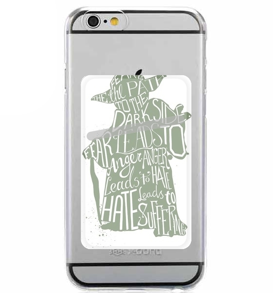  Yoda Force be with you for Adhesive Slot Card