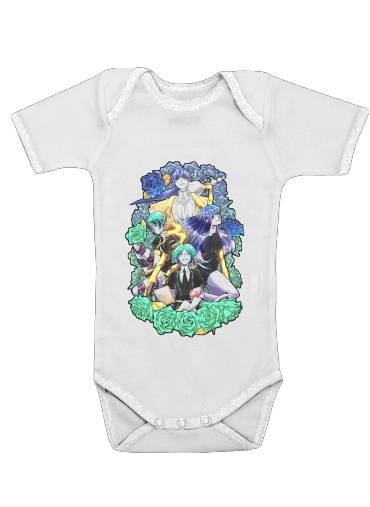  land of the lustrous for Baby short sleeve onesies