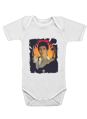  Scarface Tony Montana for Baby short sleeve onesies