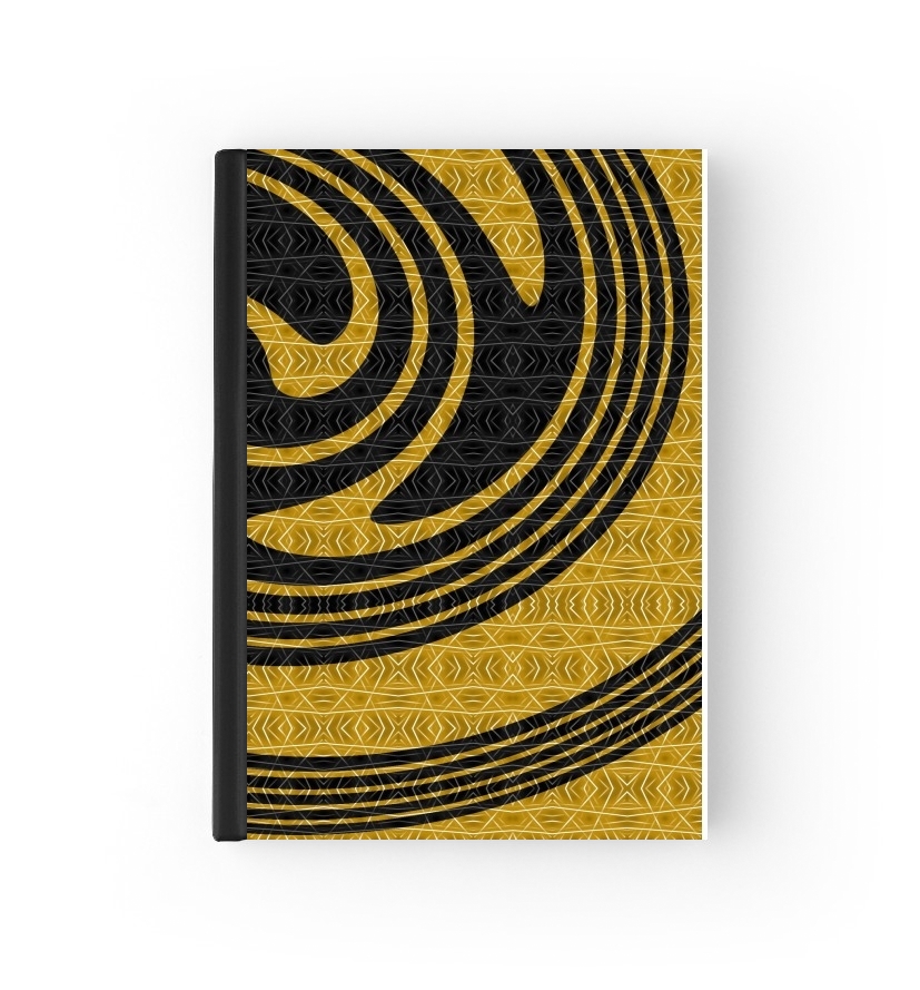 BLACK SPIRAL for passport cover
