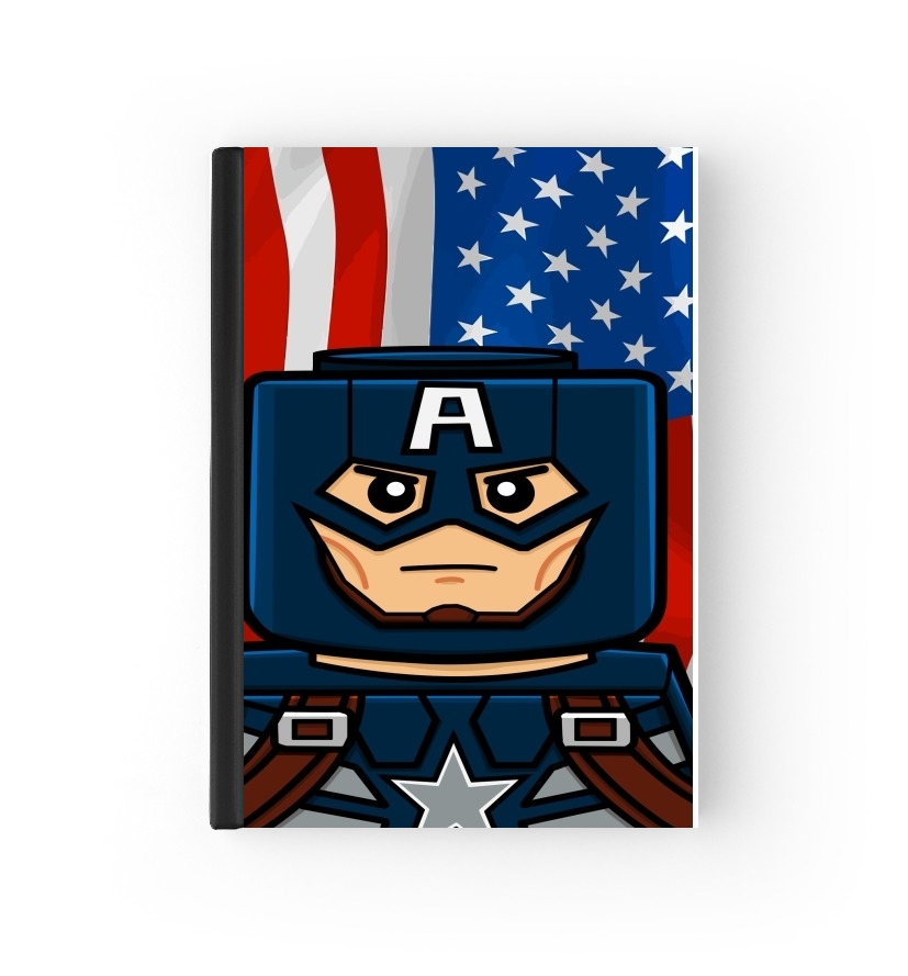  Bricks Captain America for passport cover