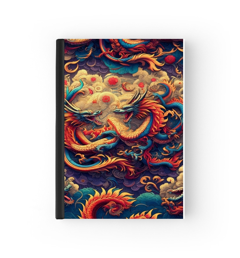  Chinese Dragon Oracle for passport cover