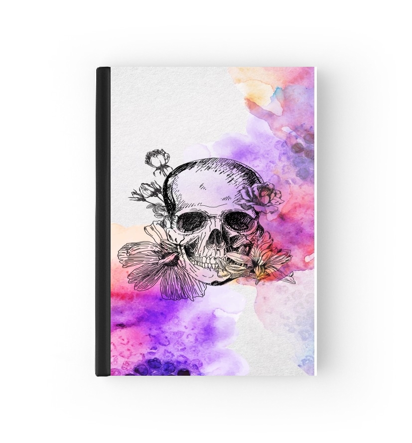  Color skull for passport cover