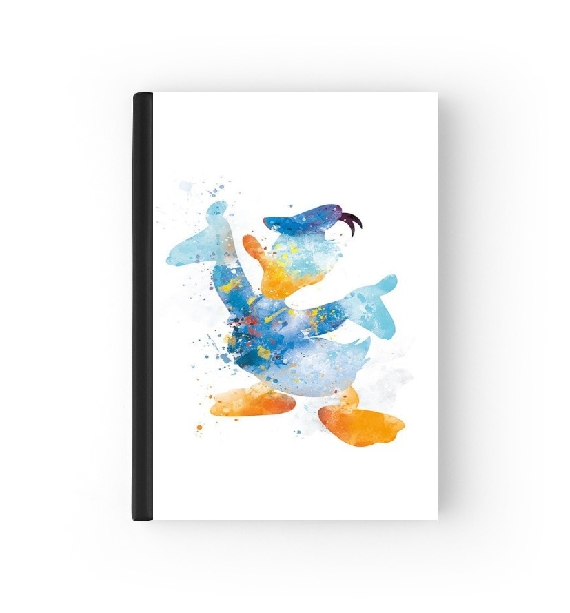  Donald Duck Watercolor Art for passport cover