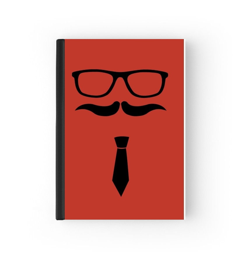  Hipster Face for passport cover
