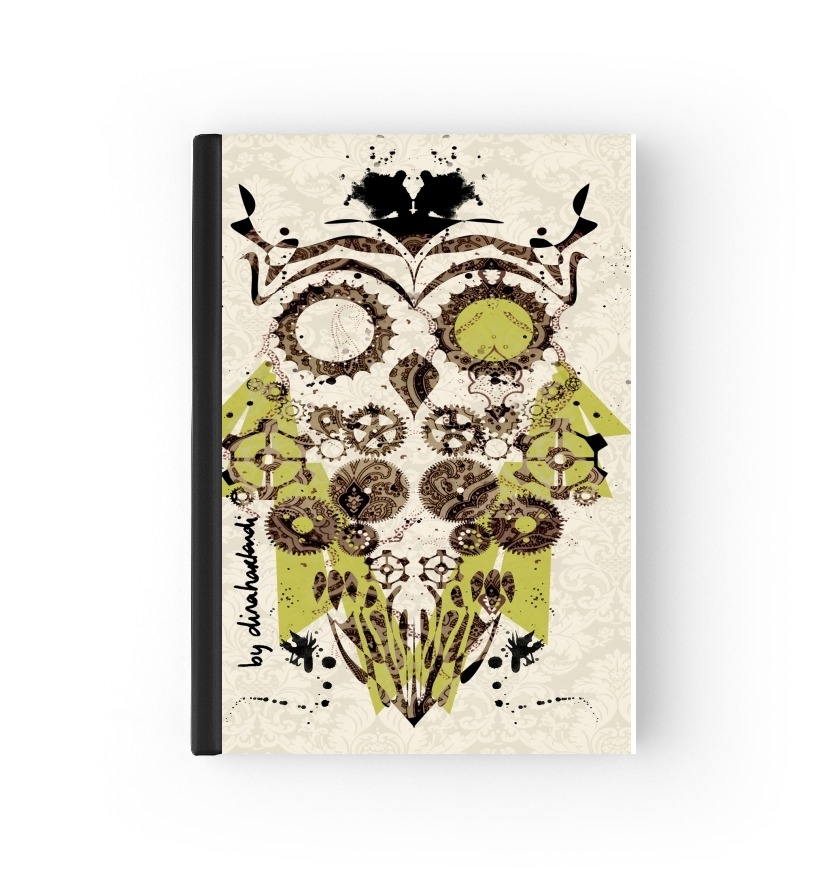  Mechanic Owl for passport cover