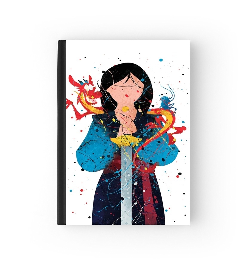  Mulan Princess Watercolor Decor for passport cover