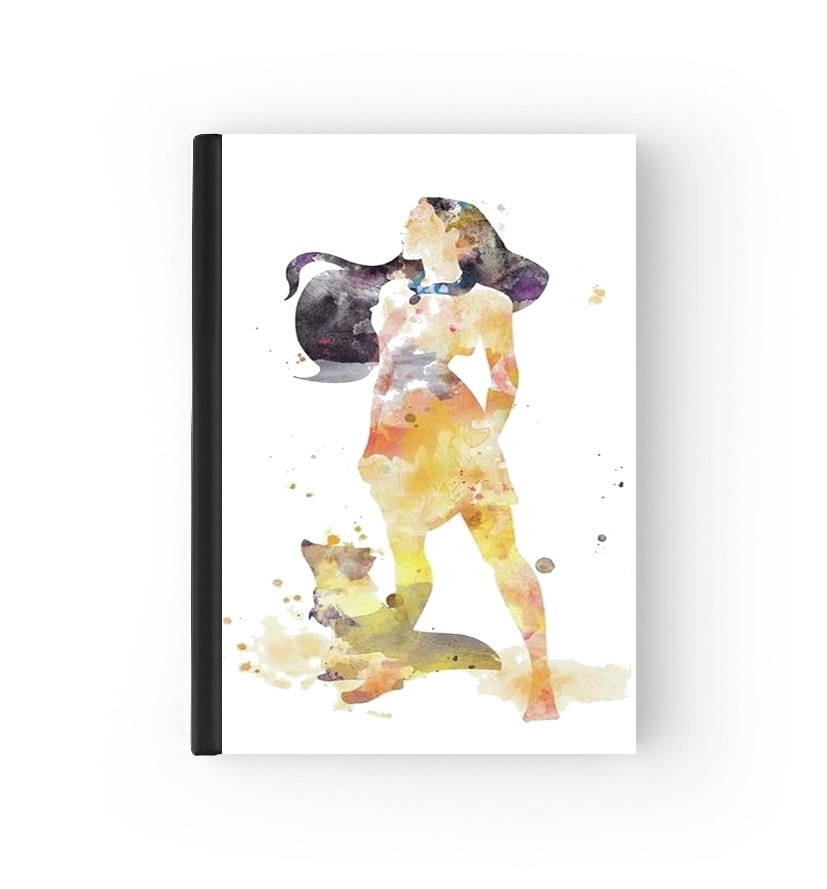  Pocahontas Watercolor Art for passport cover