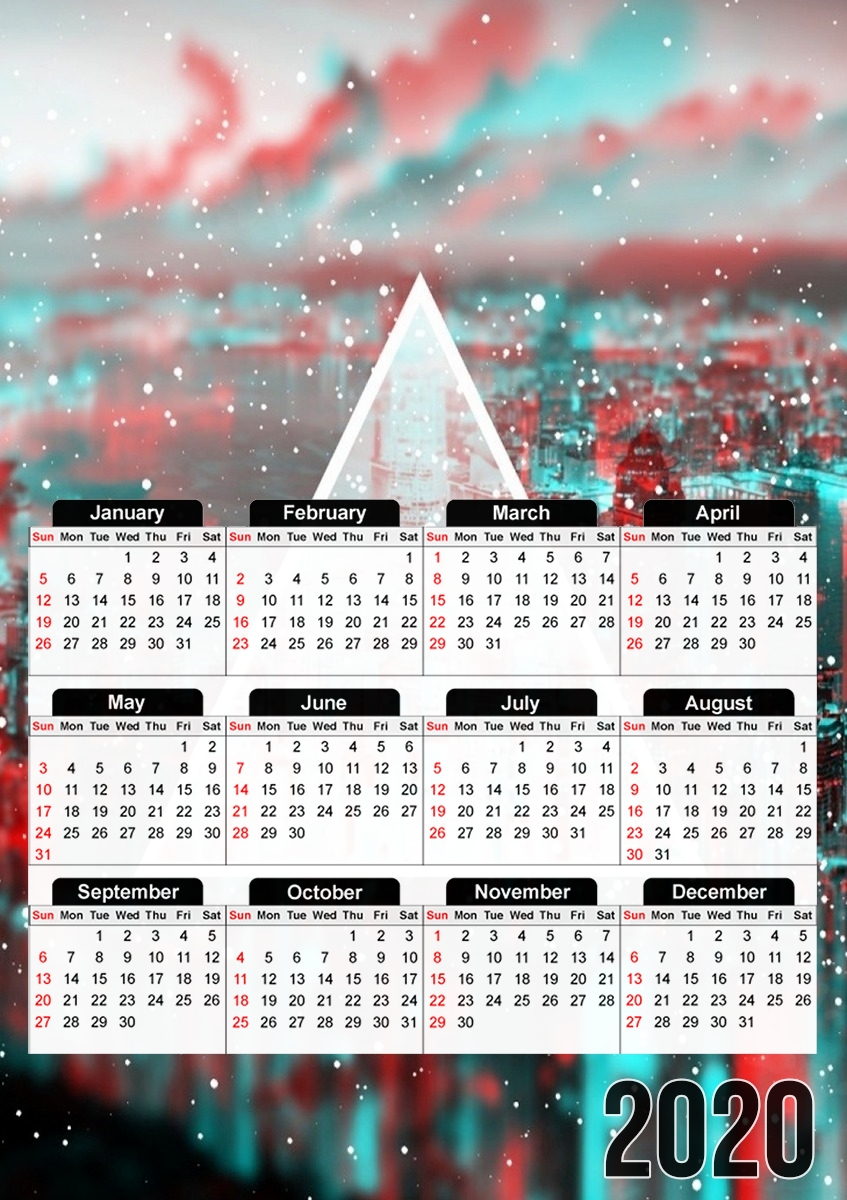  3D World for A3 Photo Calendar 30x43cm