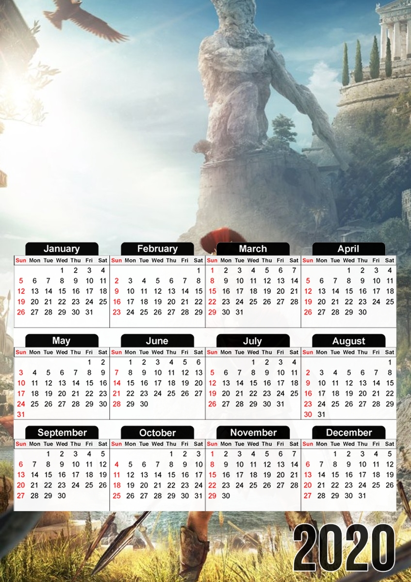  AC Odyssey for A3 Photo Calendar 30x43cm