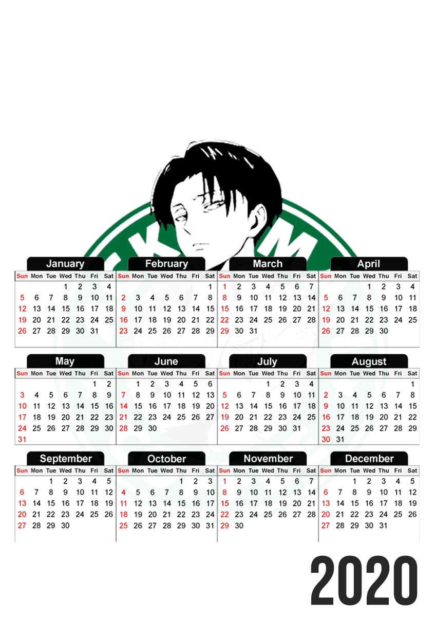  Ackerman Coffee for A3 Photo Calendar 30x43cm