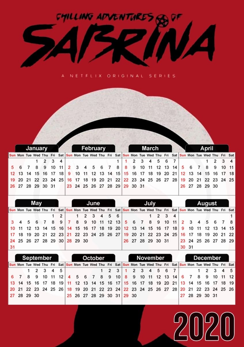  Adventures of sabrina for A3 Photo Calendar 30x43cm