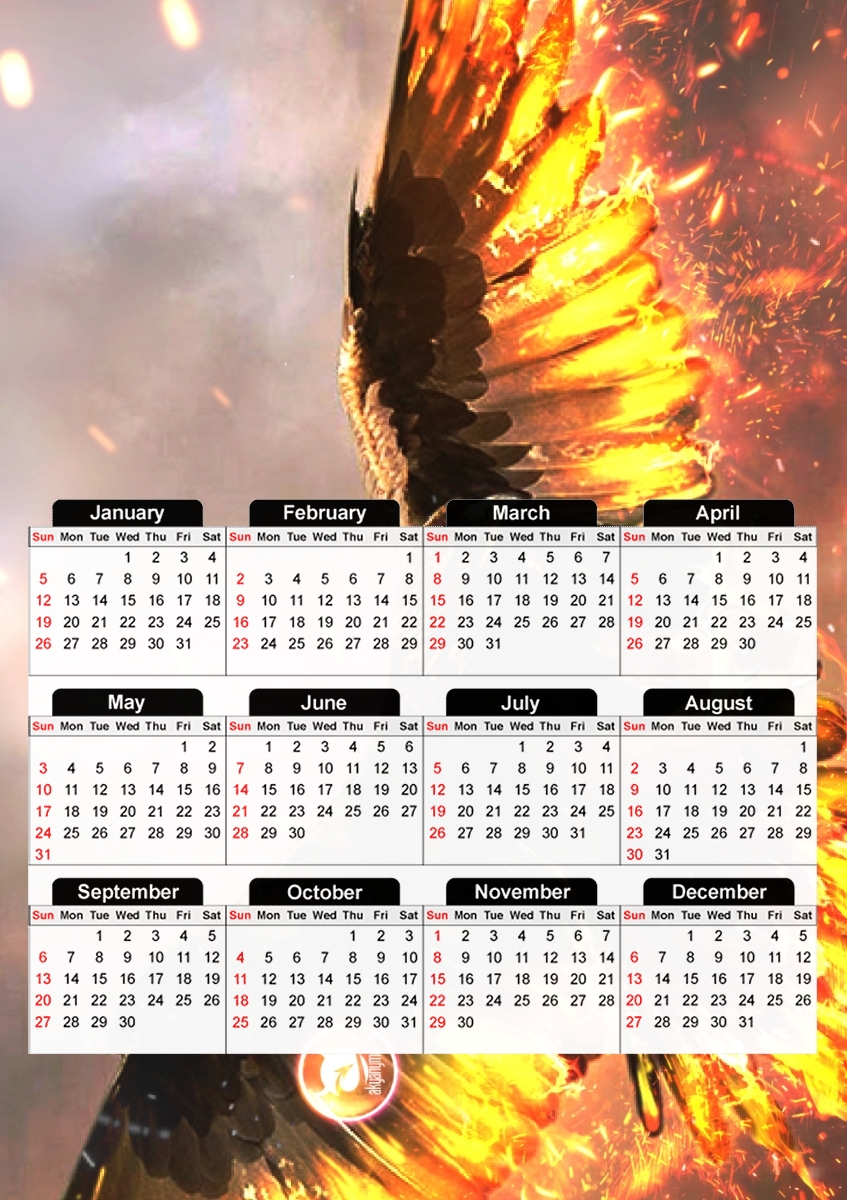  Aguila Fenix for A3 Photo Calendar 30x43cm