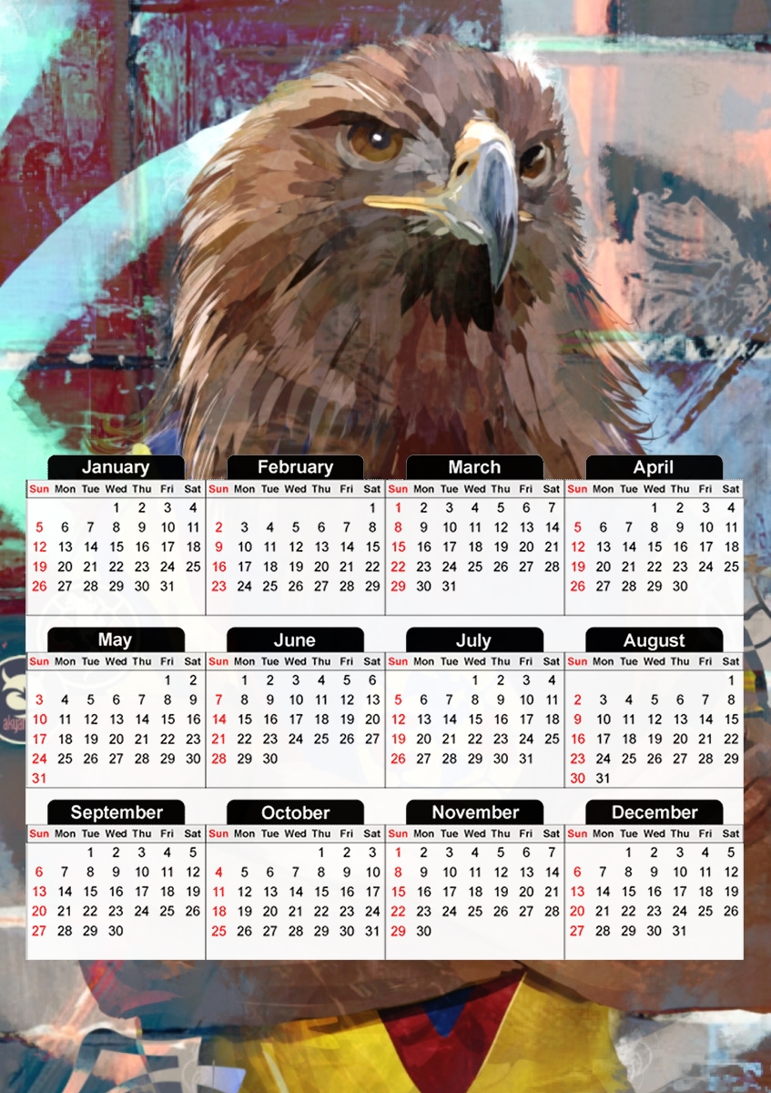  Aguila Retro 80 for A3 Photo Calendar 30x43cm