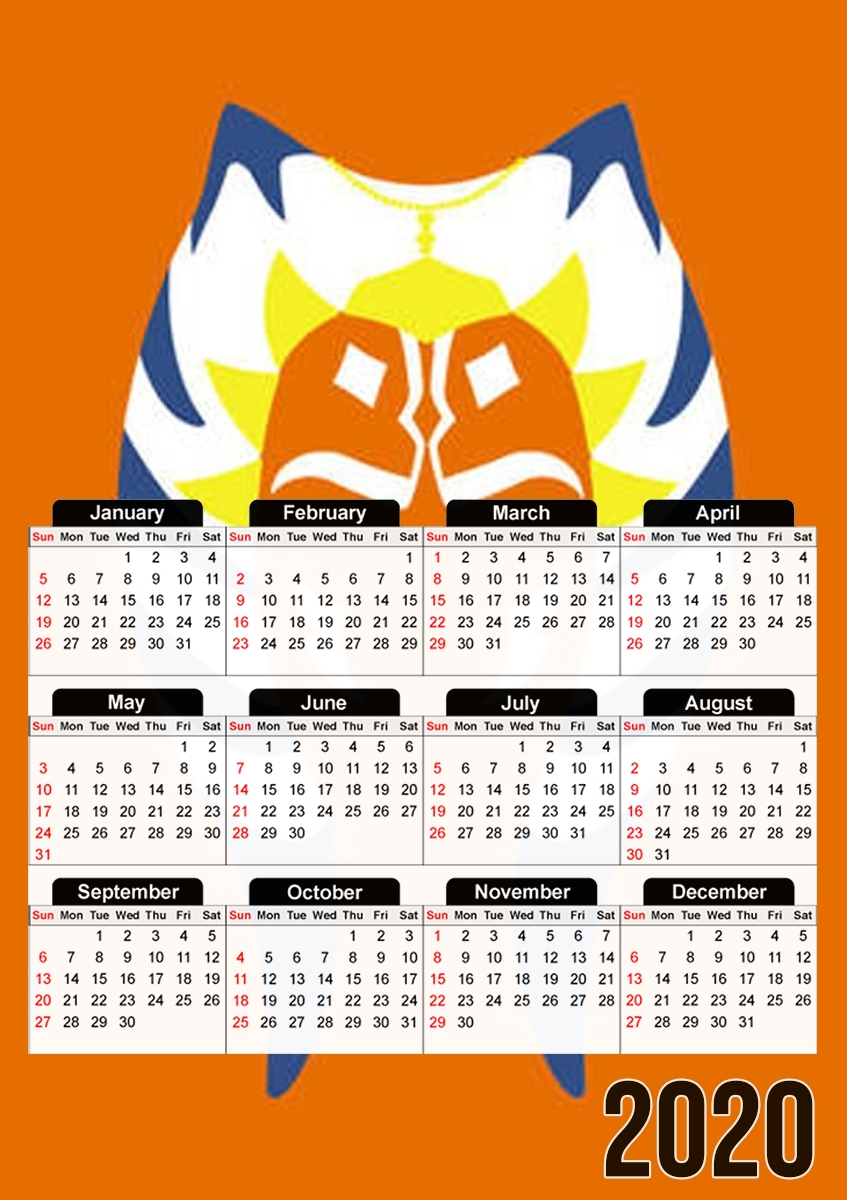  Ahsoka for A3 Photo Calendar 30x43cm