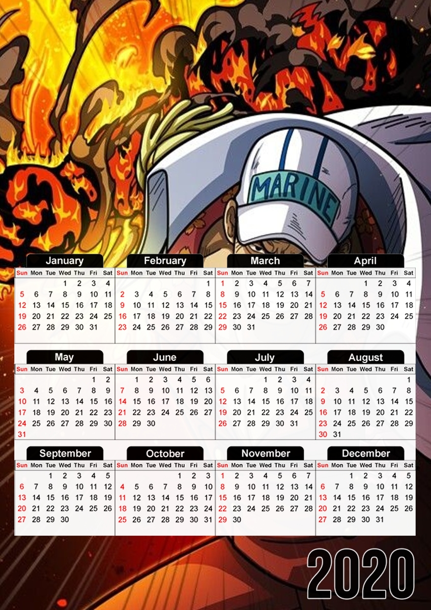  aikanu marines for A3 Photo Calendar 30x43cm