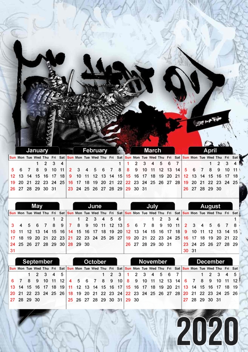  Aikido History for A3 Photo Calendar 30x43cm