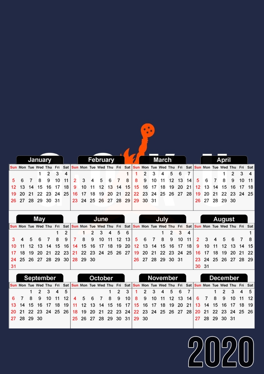  Air Goku Parodie Air jordan for A3 Photo Calendar 30x43cm