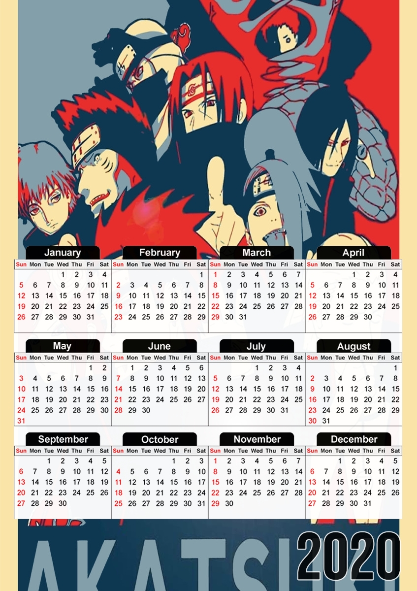  Akatsuki propaganda for A3 Photo Calendar 30x43cm