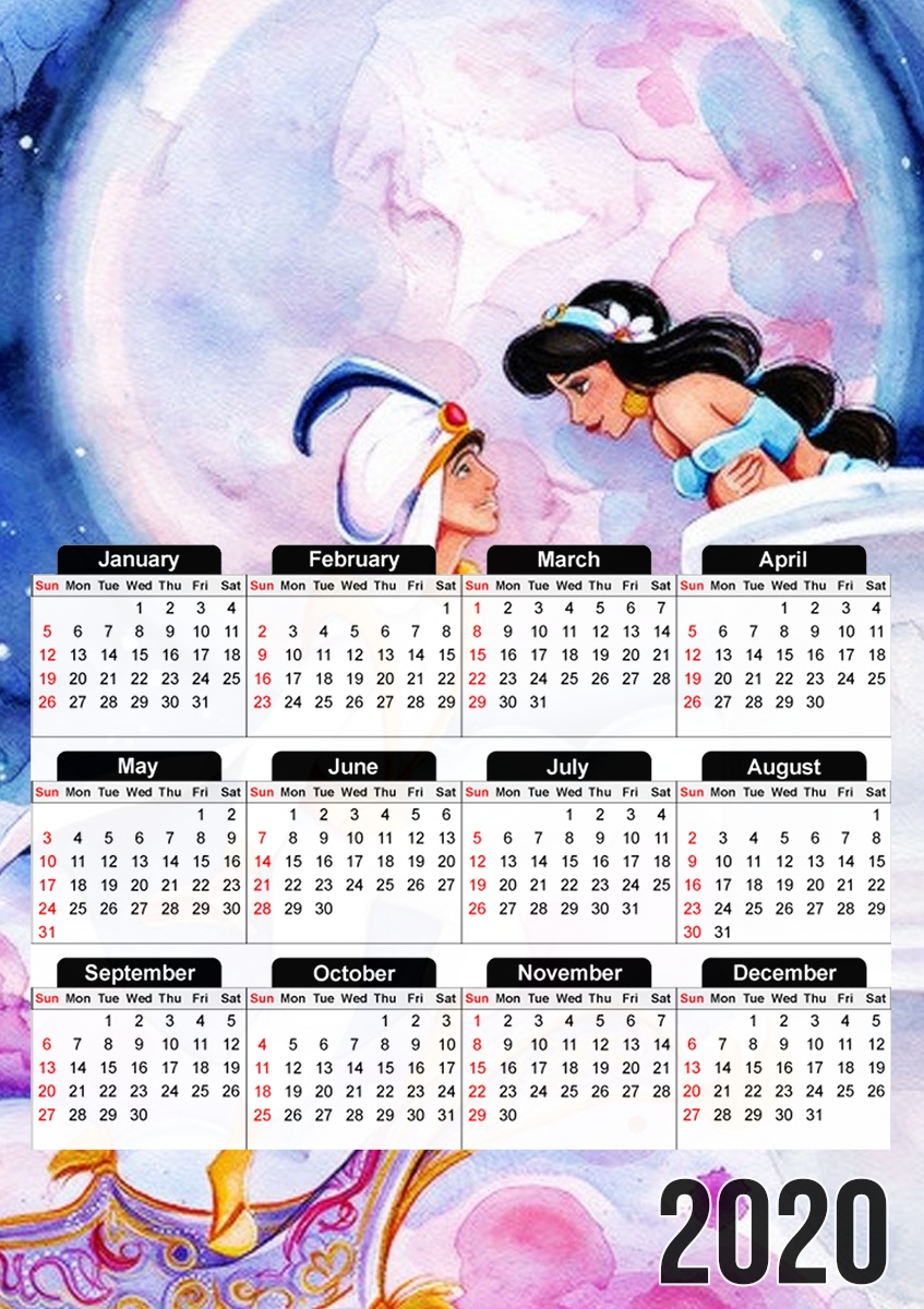  Aladdin Whole New World for A3 Photo Calendar 30x43cm