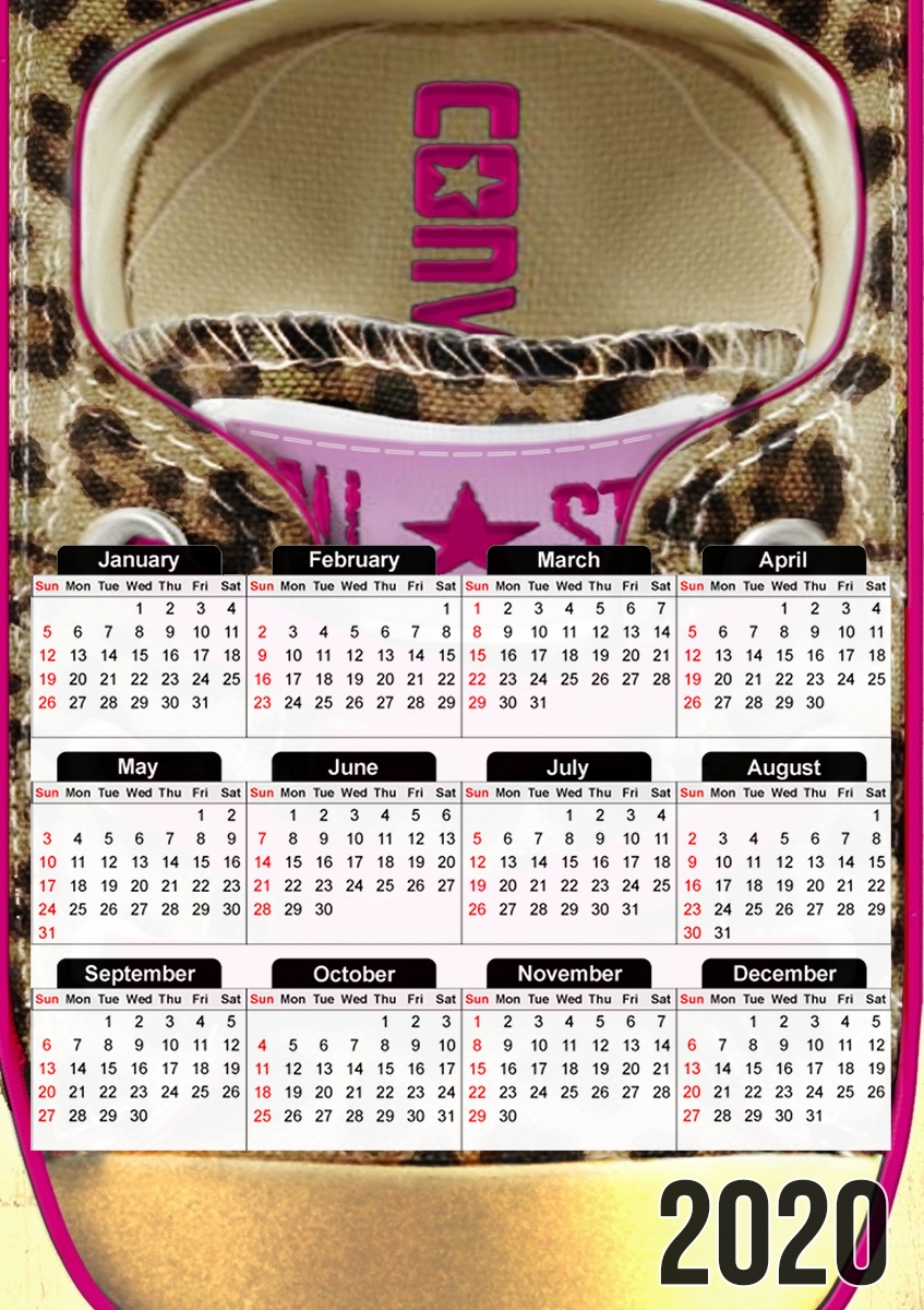  All Star leopard for A3 Photo Calendar 30x43cm