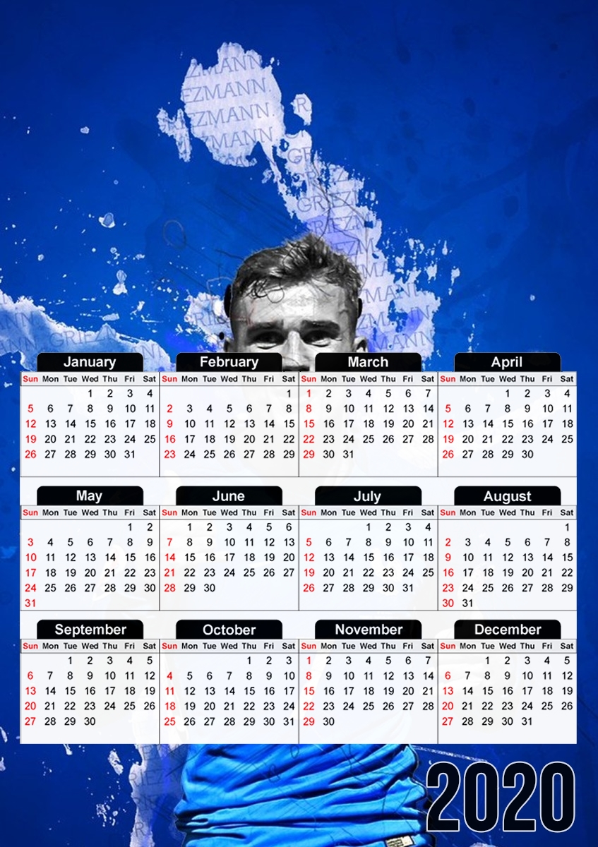  Allez Griezou France Team for A3 Photo Calendar 30x43cm