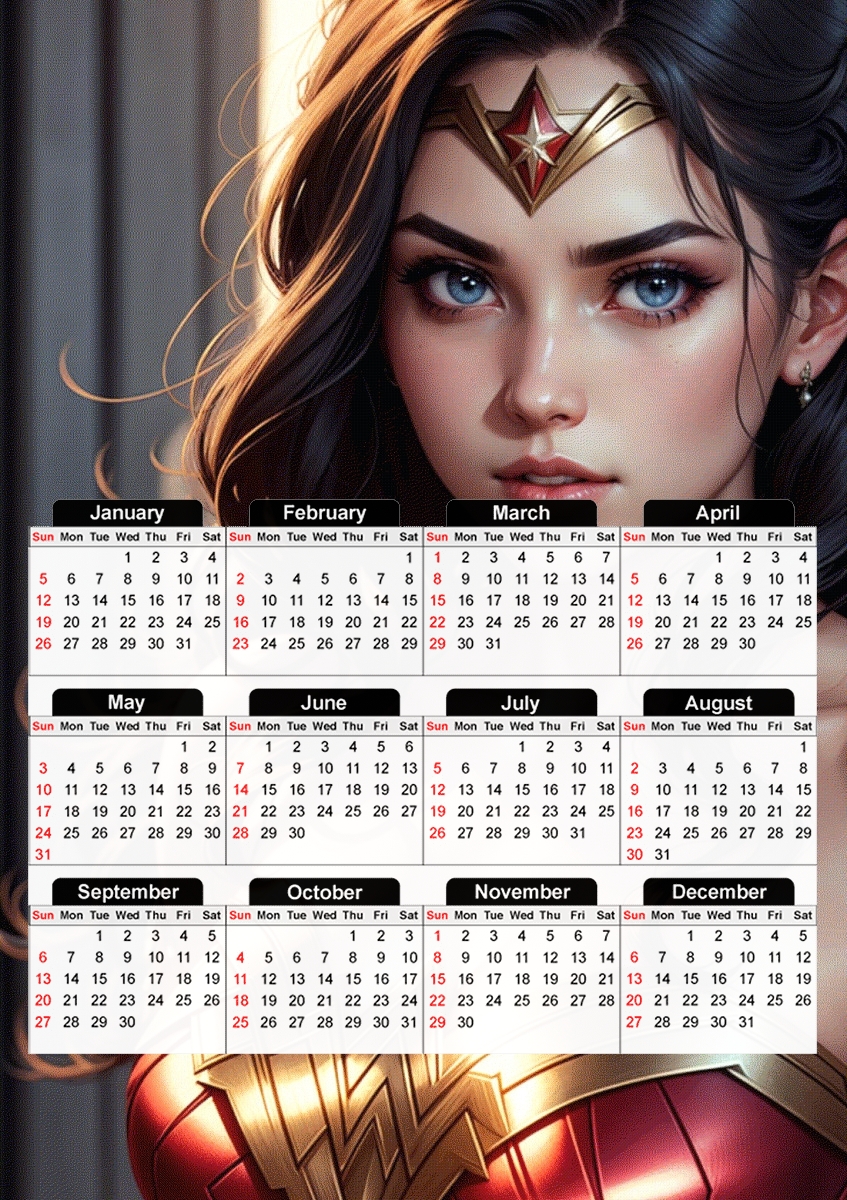  Amazona for A3 Photo Calendar 30x43cm