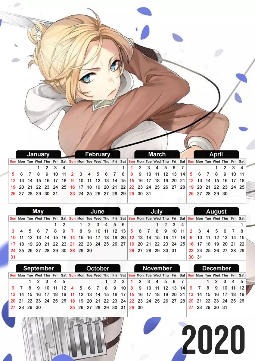  Annie Leonhart for A3 Photo Calendar 30x43cm