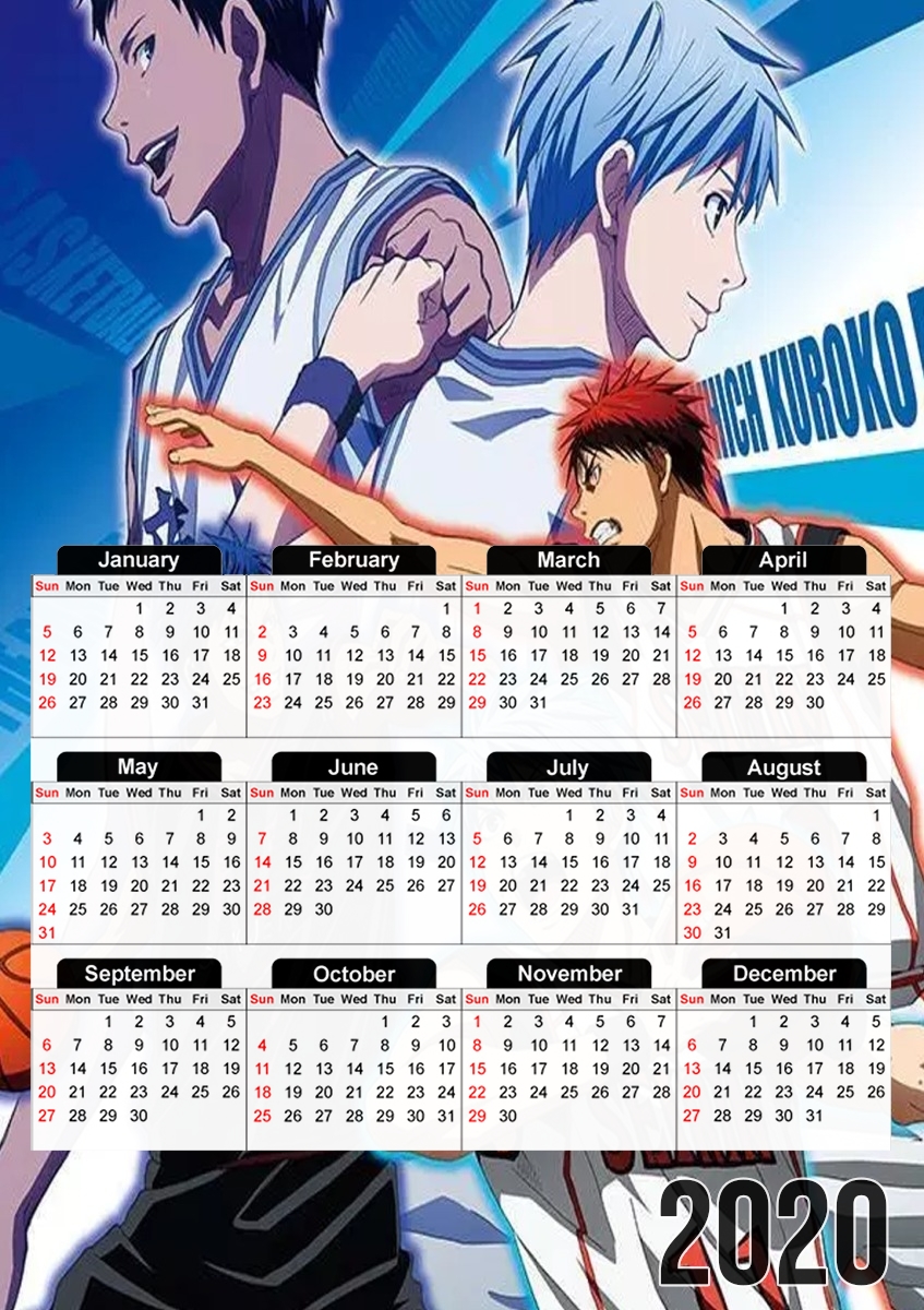  Aomine the only one who can beat me is me for A3 Photo Calendar 30x43cm