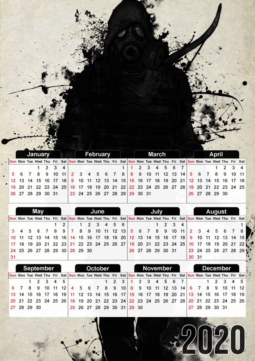  Apocalypse Hunter for A3 Photo Calendar 30x43cm