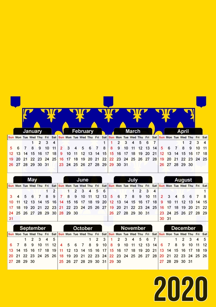  Ardeche French department for A3 Photo Calendar 30x43cm