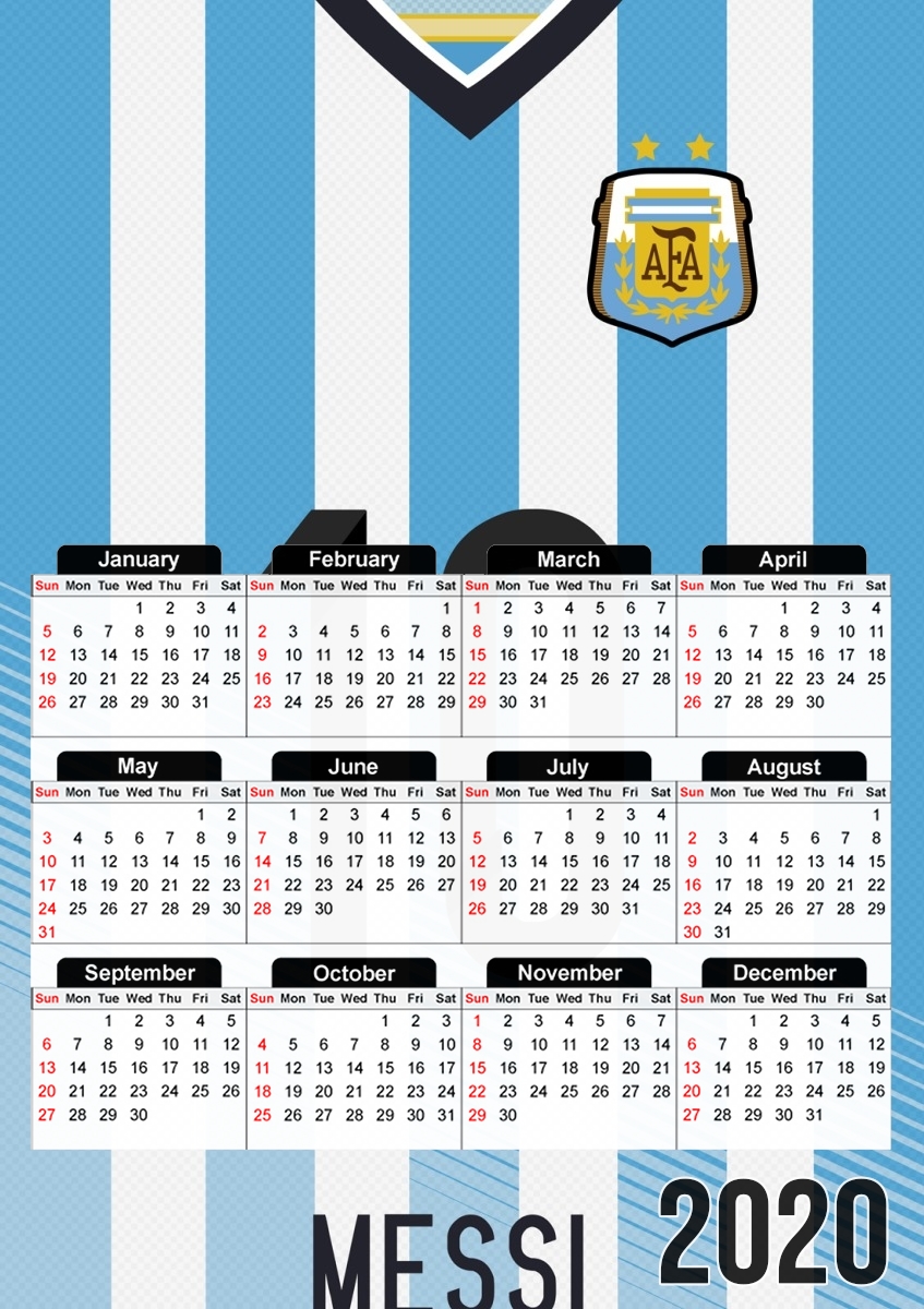  Argentina for A3 Photo Calendar 30x43cm