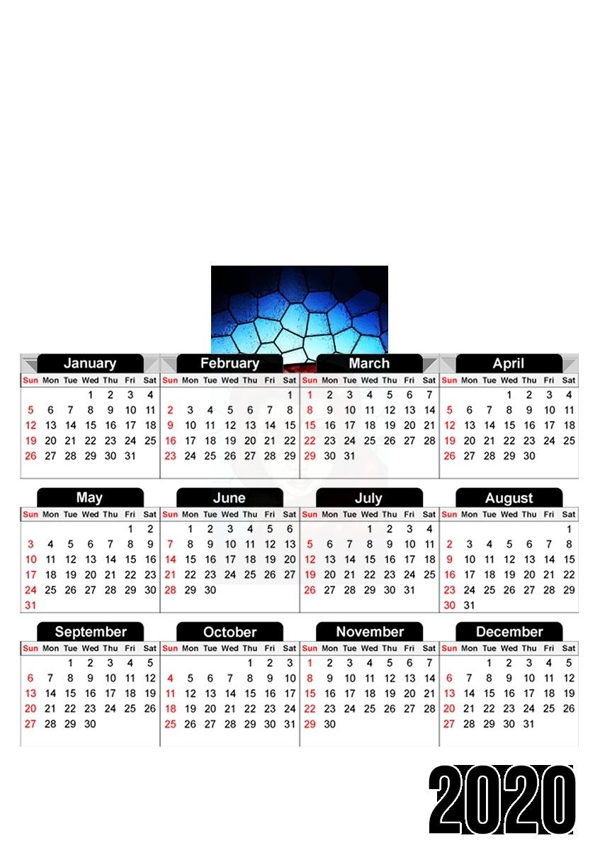  Ariel glass for A3 Photo Calendar 30x43cm