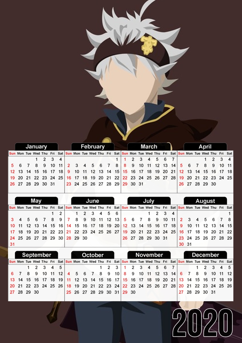  Asta for A3 Photo Calendar 30x43cm