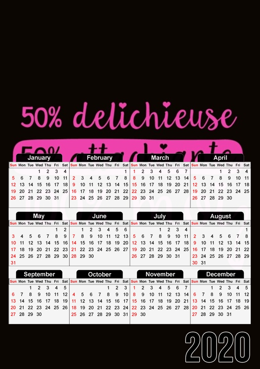  Attachiante et delichieuse for A3 Photo Calendar 30x43cm