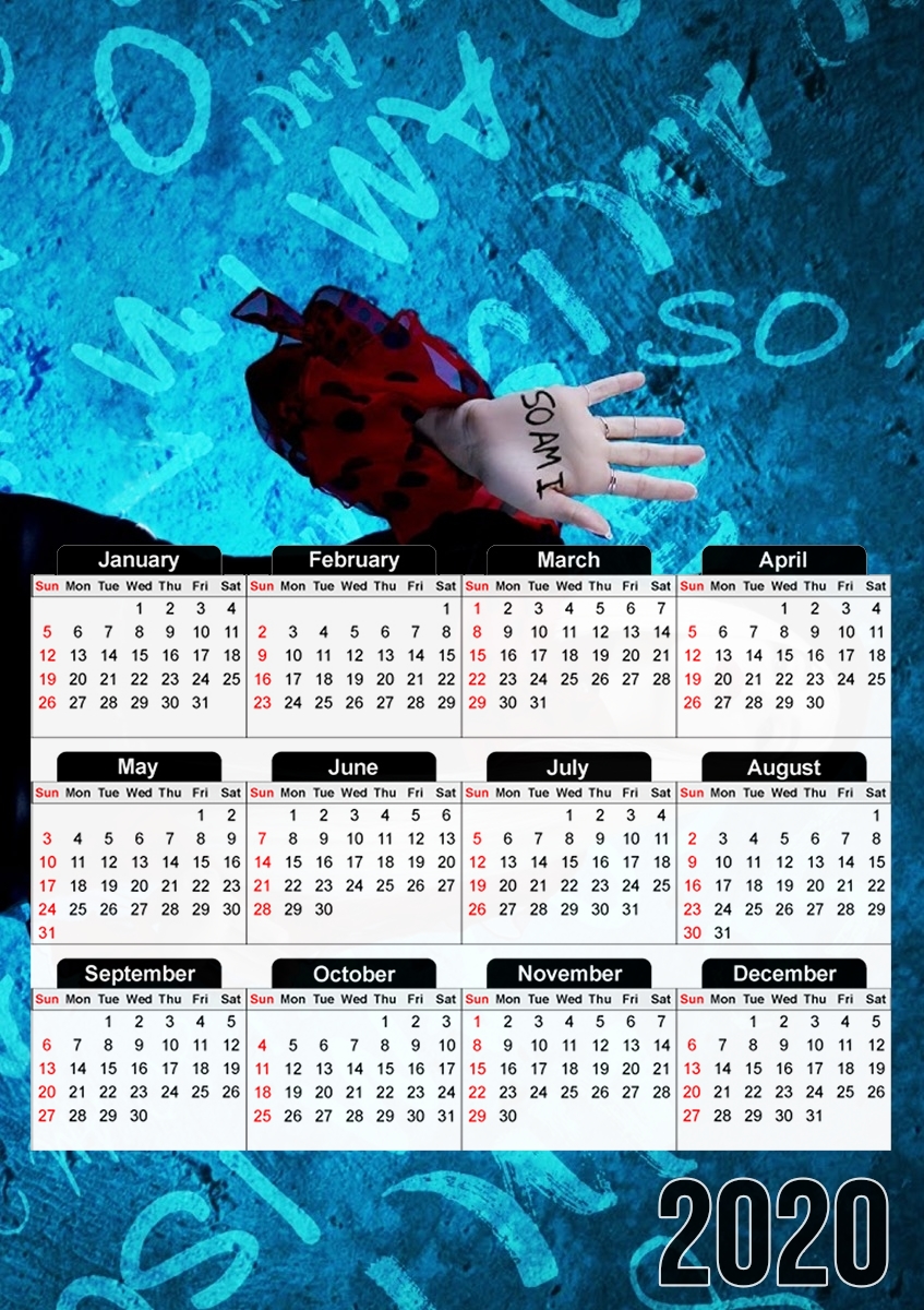  Ava Max So am i for A3 Photo Calendar 30x43cm