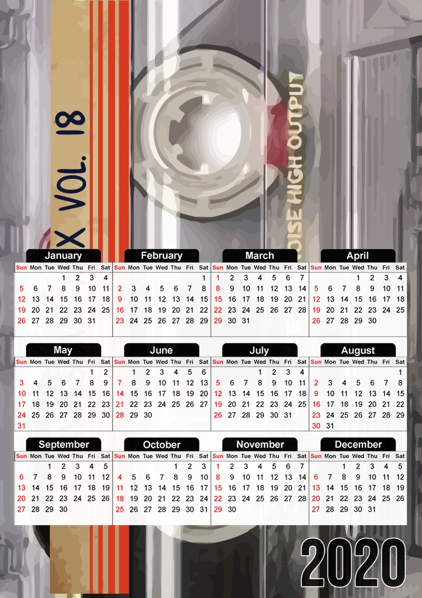  Awesome Mix Cassette for A3 Photo Calendar 30x43cm