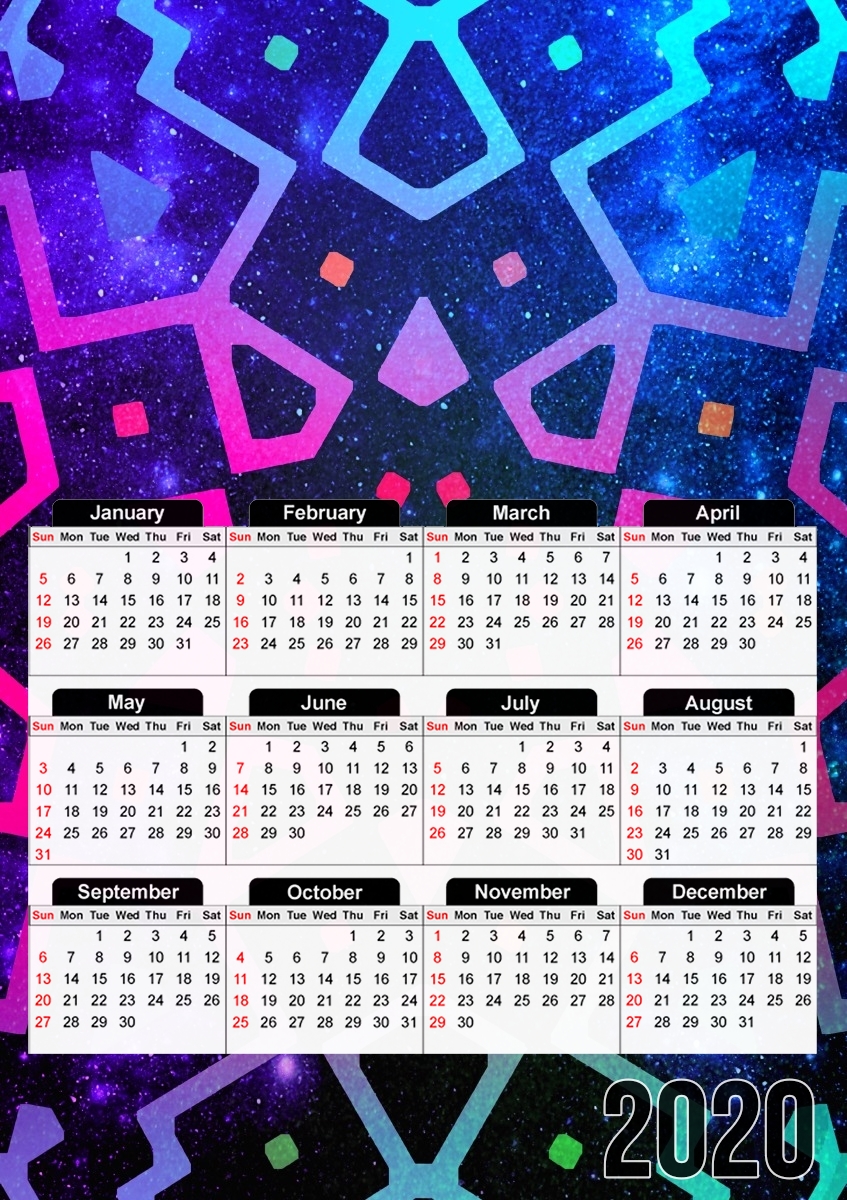  Aztec Galaxy for A3 Photo Calendar 30x43cm