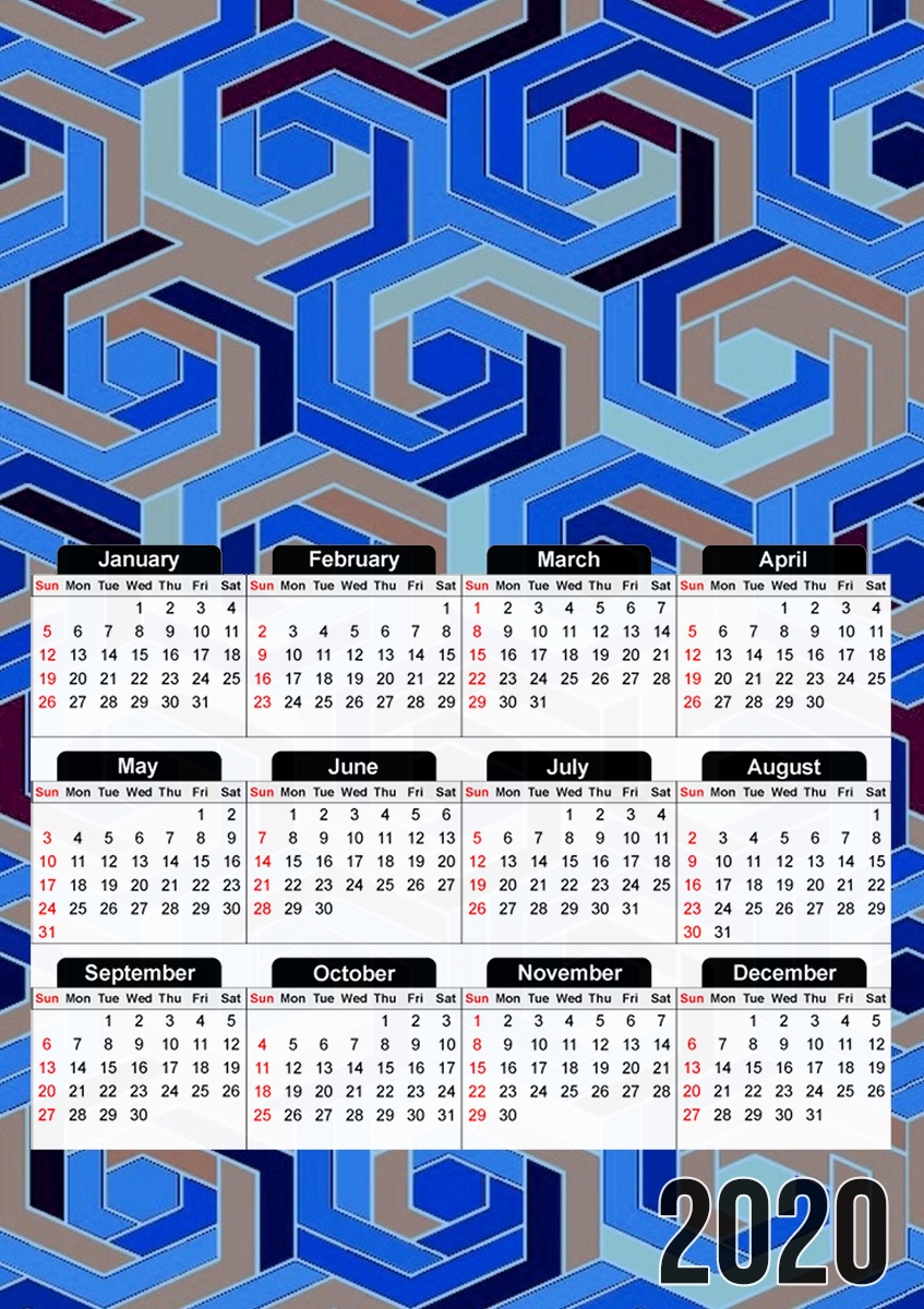  Back to the 60s for A3 Photo Calendar 30x43cm