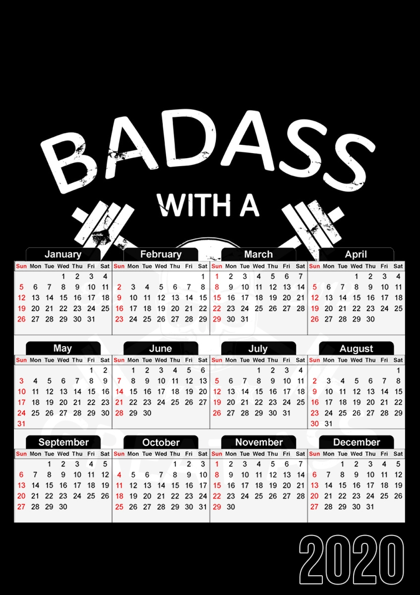  Badass with a great ass for A3 Photo Calendar 30x43cm