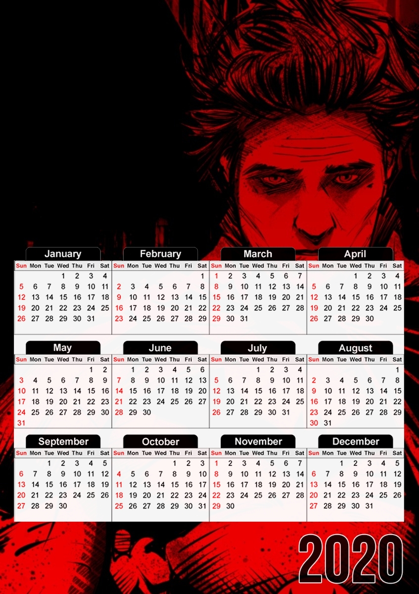  Bat Pattinson for A3 Photo Calendar 30x43cm